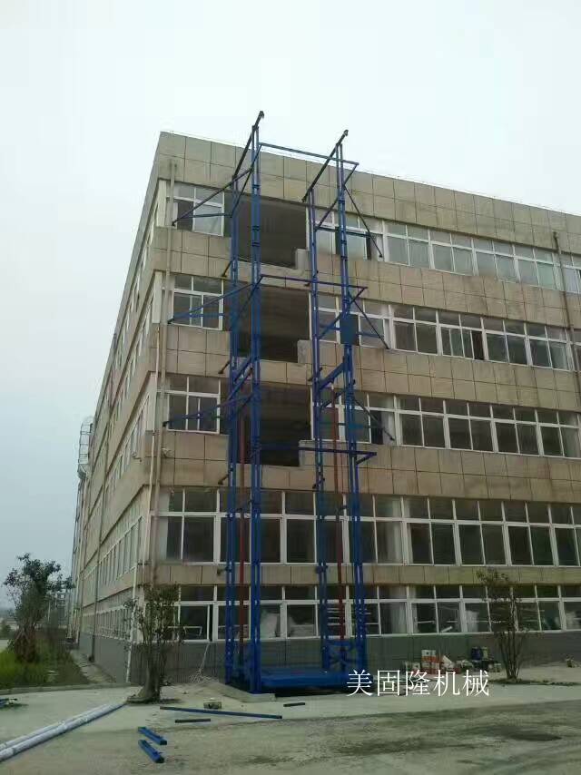 鹤壁室外双臂导轨式升降机厂家